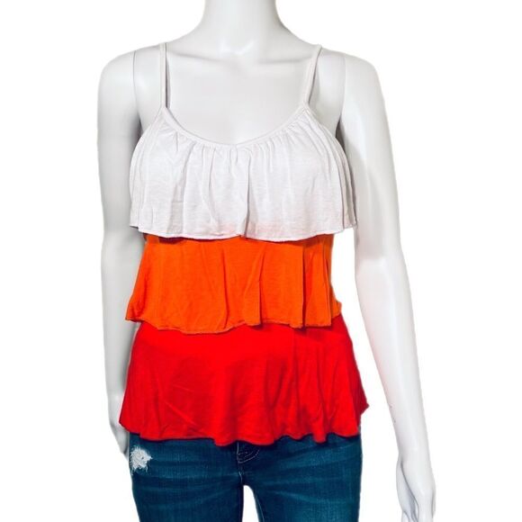 Color Block Tiered Top - Picture 2 of 9